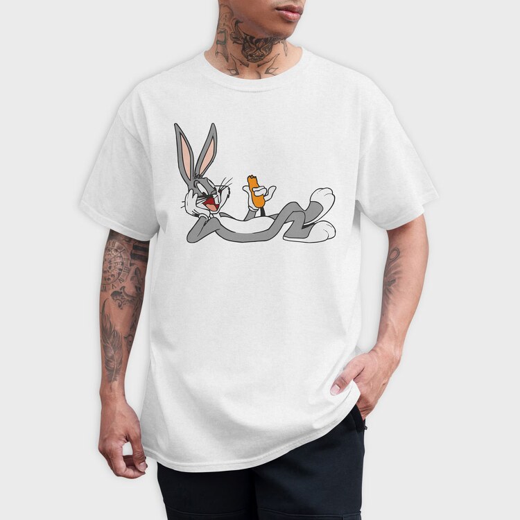 Cartoon Retro Bugs Bunny 6, Tricou Barbati (Unisex)