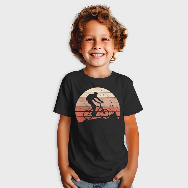 Mountain Bike Vintage, Tricou Copii