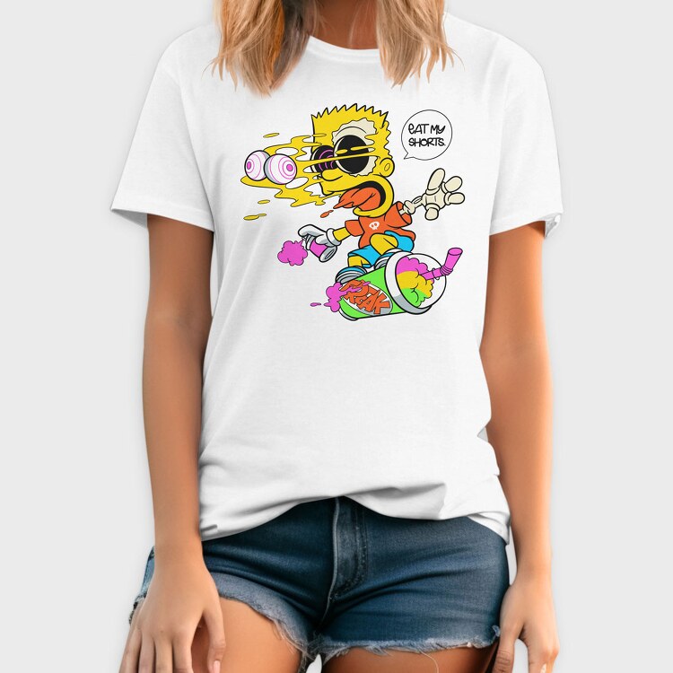 Crazy Bartman, Tricou Barbati (Unisex)