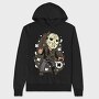 Jason Mask Slasher, Hanorac Oversize Barbati (Unisex)