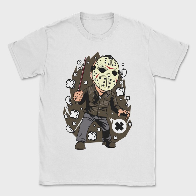 Jason Mask Slasher, Tricou Barbati (Unisex)