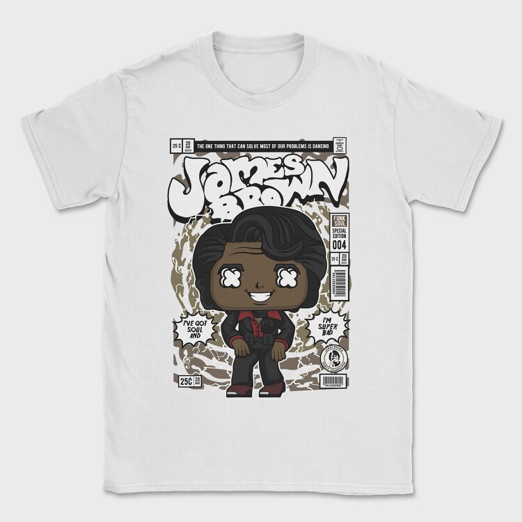 James Brown Funk Soul, Tricou Barbati (Unisex)