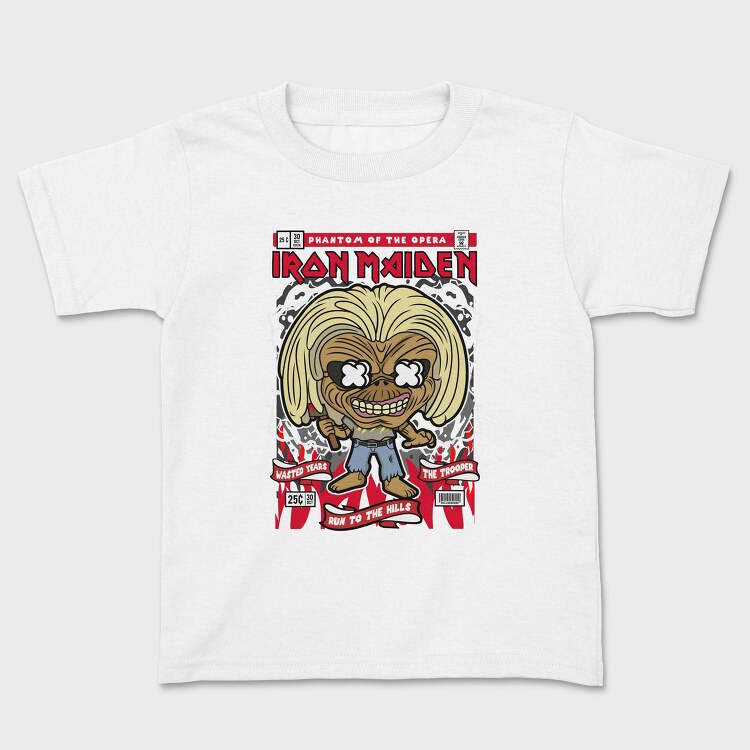 Iron Maiden Comic Tee, Tricou Copii