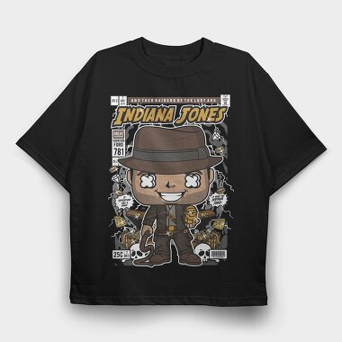 Indiana Adventure Quest, Tricou Oversize Barbati (Unisex)
