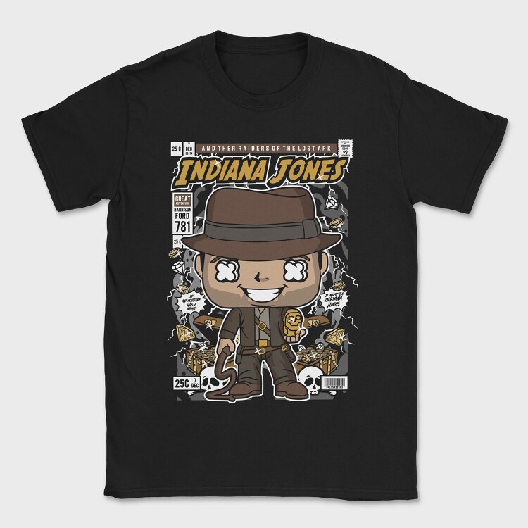 Indiana Adventure Quest, Tricou Barbati (Unisex)