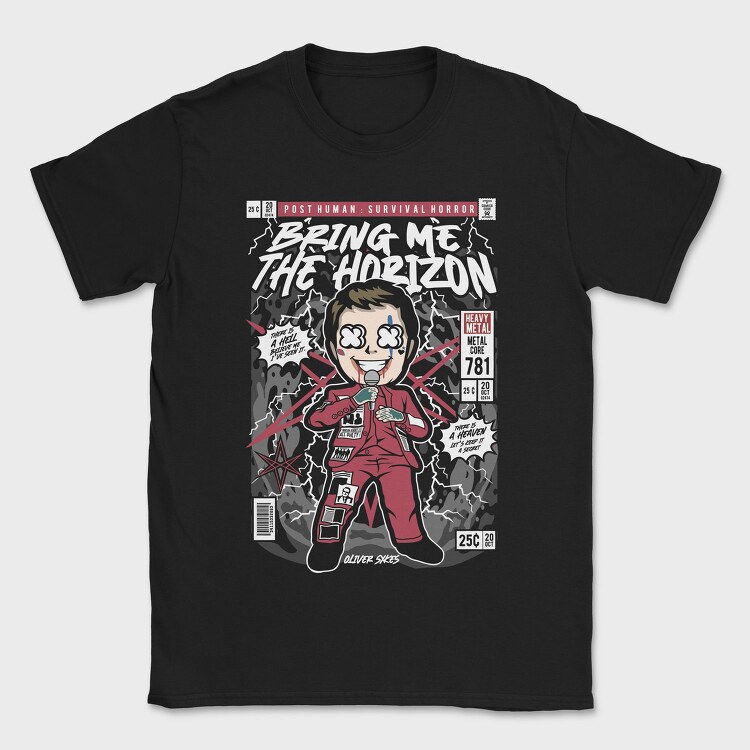 Horizon Horror Comic, Tricou Barbati (Unisex)