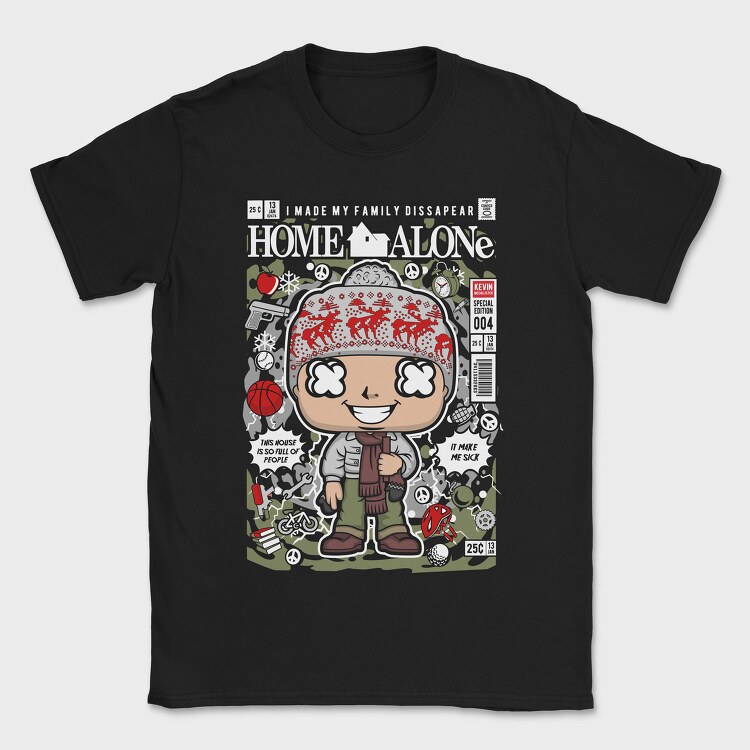 Home Alone Comic 1, Tricou Barbati (Unisex)