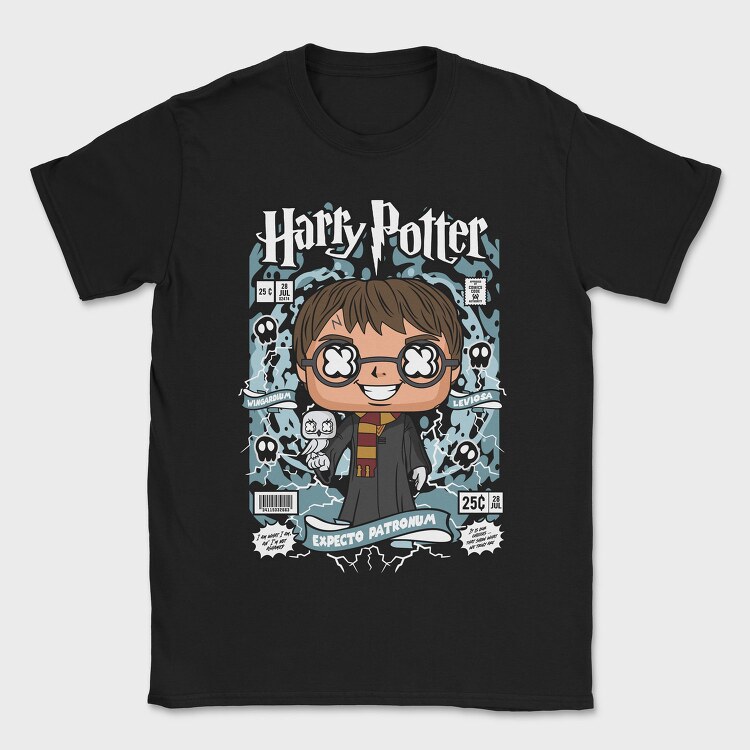 Harry Potter Comic Chibi, Tricou Barbati (Unisex)