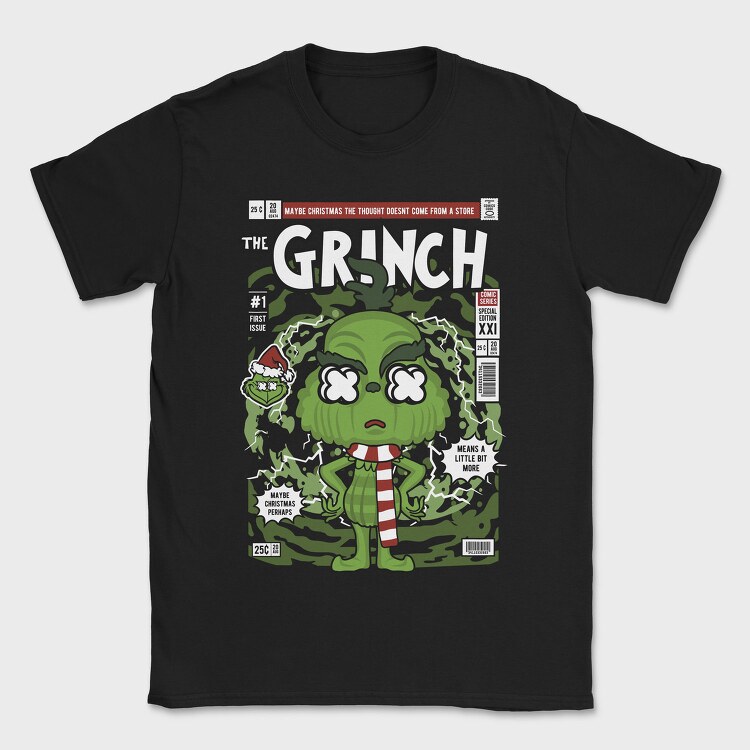 Grinchmas Comic Drop, Tricou Barbati (Unisex)