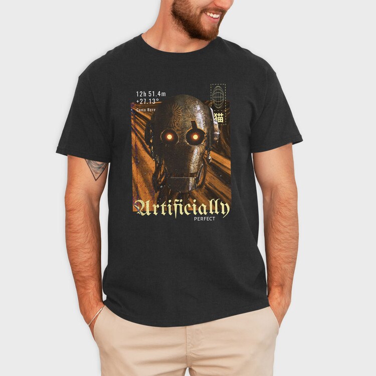 Robot Scream, Tricou Barbati (Unisex)