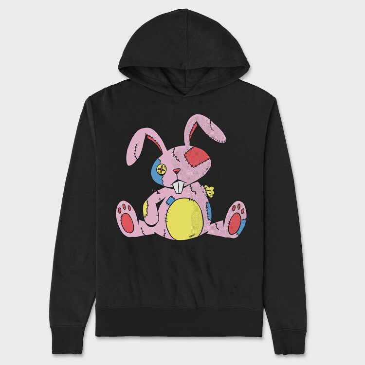 Rustic Rabbit Toy, Hanorac Oversize Barbati (Unisex)