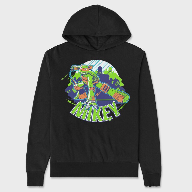 Teenage Mutant Ninja Turtles 3, Hanorac Oversize Barbati (Unisex)