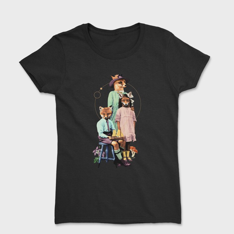 Fox Family Fancy Animals, Tricou Femei