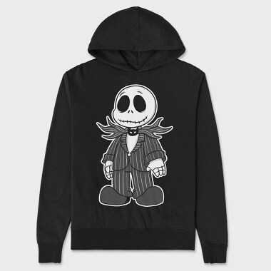 Pinstripe Jack Moon, Hanorac Oversize Barbati (Unisex)