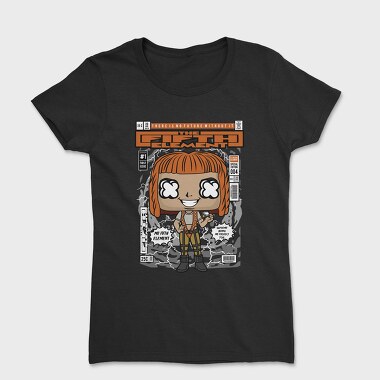 Futuristic Pop Art Girl, Tricou Femei