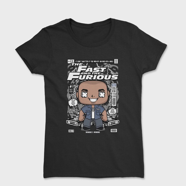 Furious Racer Pop Art, Tricou Femei
