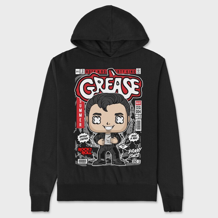 Grease Pop Vinyl, Hanorac Oversize Barbati (Unisex)