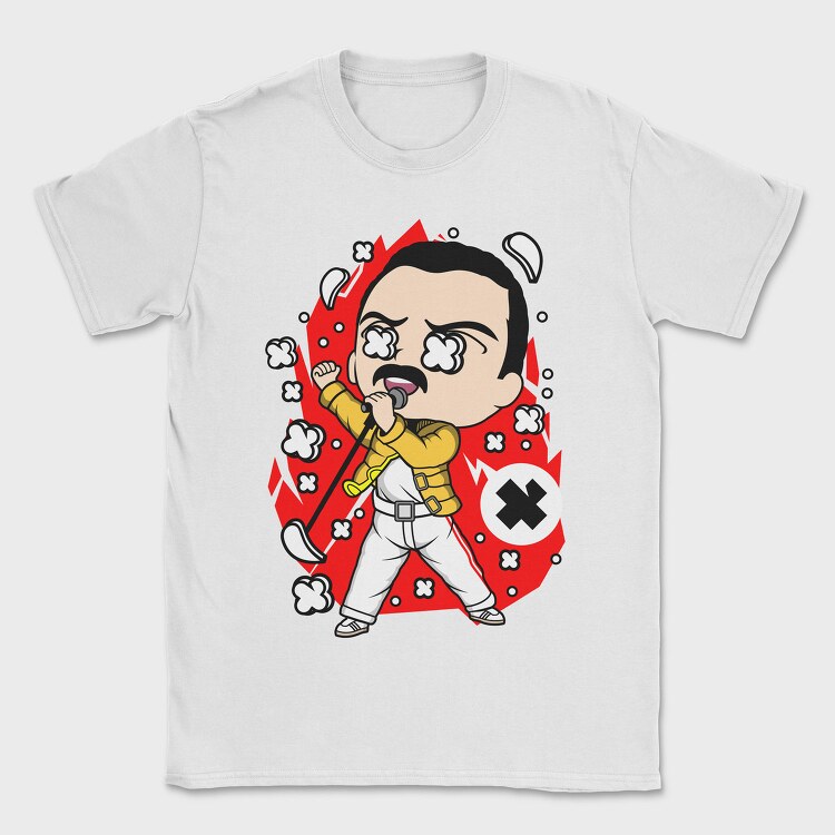 Freddies Rock Star, Tricou Barbati (Unisex)