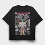Freakshow Clown Horror, Tricou Oversize Barbati (Unisex)