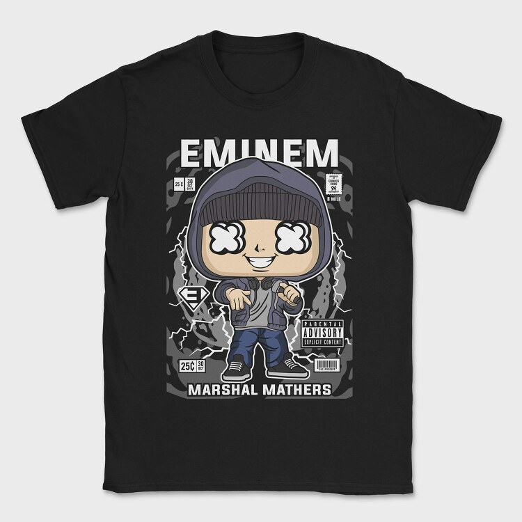 Eminem Pop Vinyl, Tricou Barbati (Unisex)