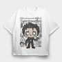 Edward Scissorshands, Tricou Oversize Barbati (Unisex)