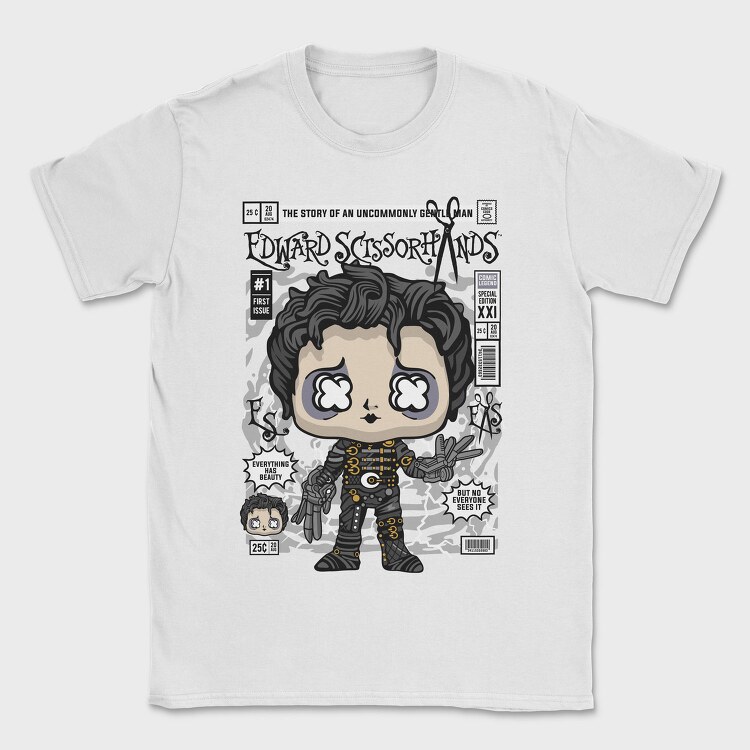 Edward Scissorshands, Tricou Barbati (Unisex)