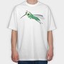 Flying Green Bug, Tricou Oversize Barbati (Unisex)