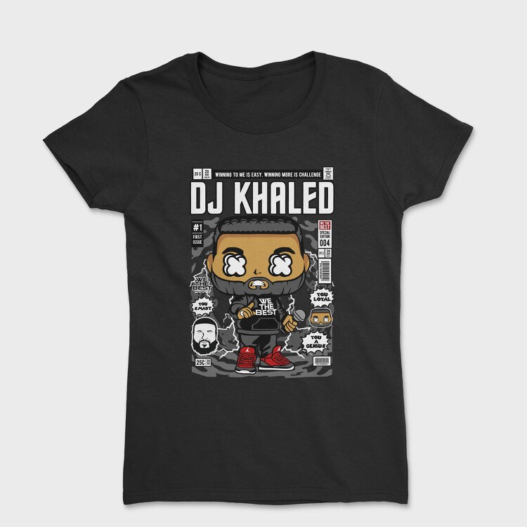 Dj Khaled Pop Art, Tricou Femei