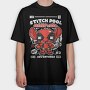 Deadpool Stitch Adventures, Tricou Oversize Barbati (Unisex)