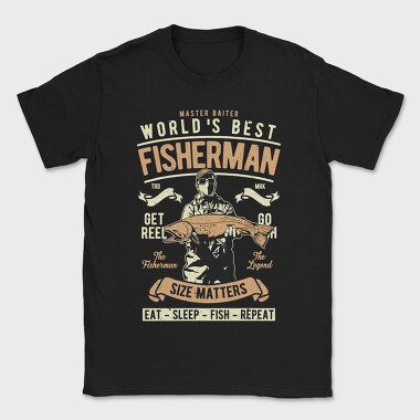 World'S Best Fisherman, Tricou Barbati (Unisex)