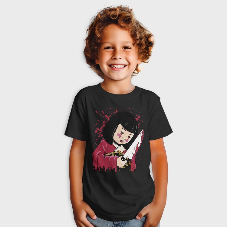 Scary Japanese Doll, Tricou Copii