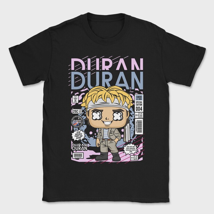 Duran Duran Comic Pop Art, Tricou Barbati (Unisex)