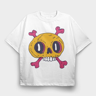 Monster Faces 5, Tricou Oversize Barbati (Unisex)