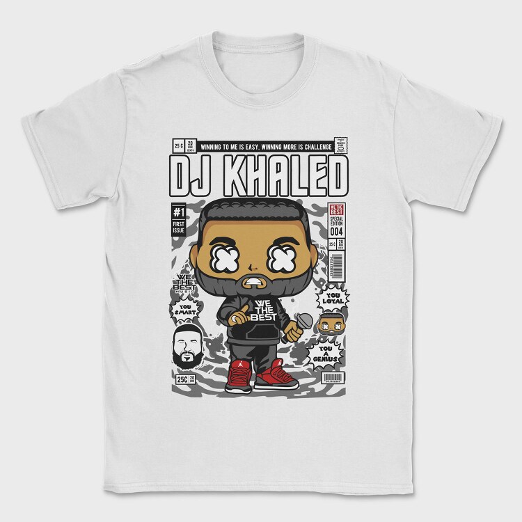Dj Khaled Pop Art, Tricou Barbati (Unisex)