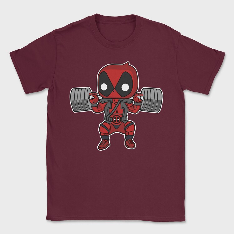 Deadpool Gym Hero, Tricou Barbati (Unisex)