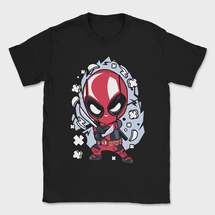 Deadpool Chibi Blade, Tricou Barbati (Unisex)