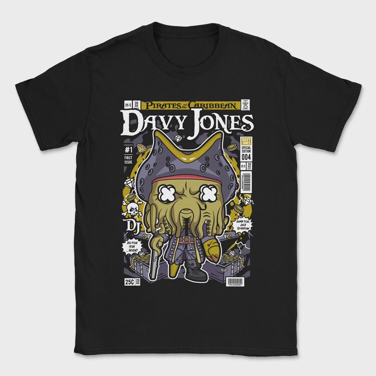 Davy Jones Pirate Treasure, Tricou Barbati (Unisex)