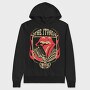 Rolling Stones Lips, Hanorac Oversize Barbati (Unisex)