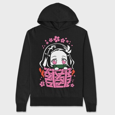 Sakura Cherry Blossom, Hanorac Oversize Barbati (Unisex)