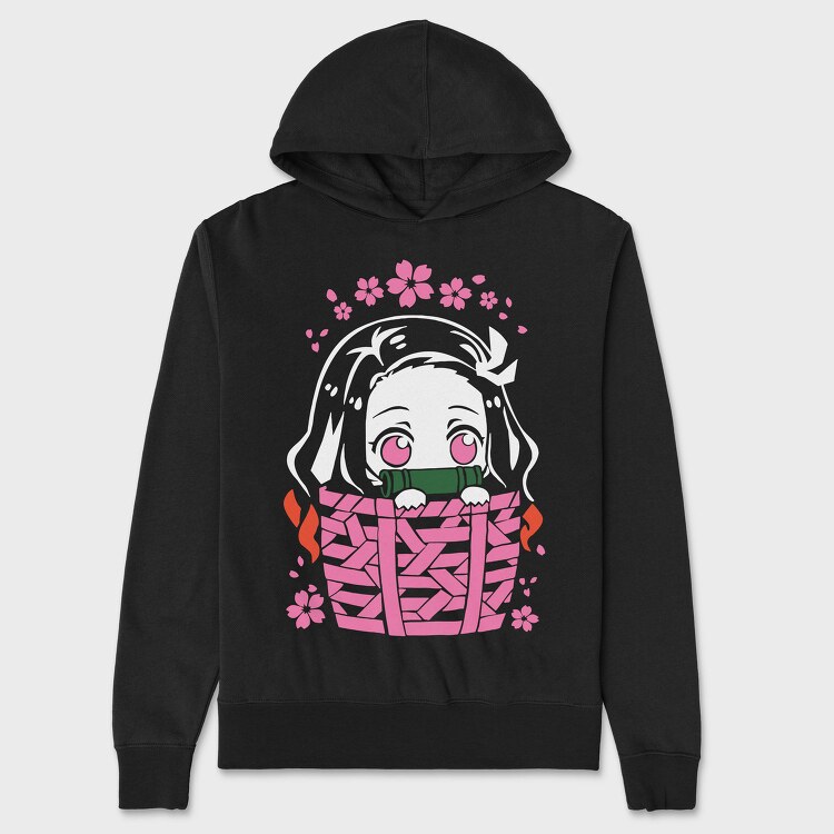 Sakura Cherry Blossom, Hanorac Oversize Barbati (Unisex)