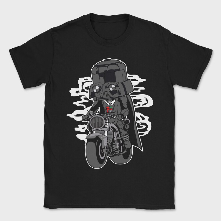 Darth Vader Rider, Tricou Barbati (Unisex)