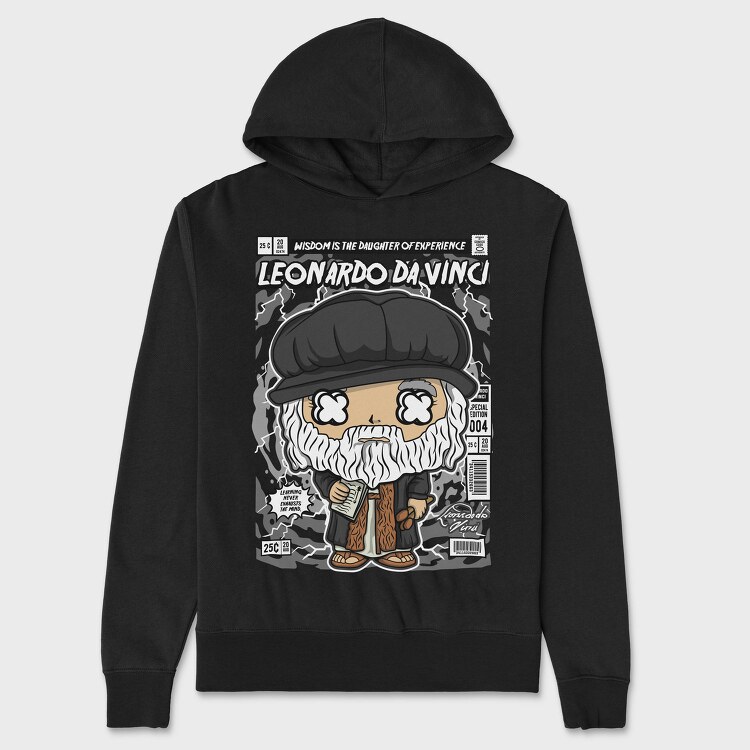 Da Vincis Wisdom, Hanorac Oversize Barbati (Unisex)