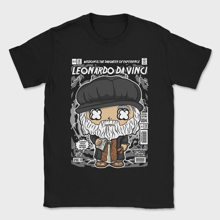 Da Vincis Wisdom, Tricou Barbati (Unisex)