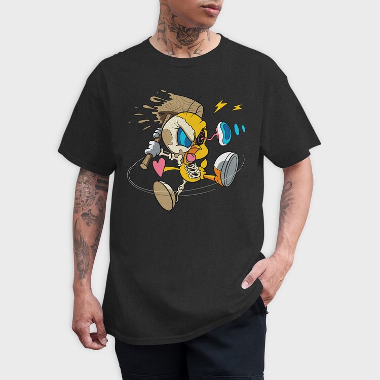 Crazy Tweety, Tricou Barbati (Unisex)