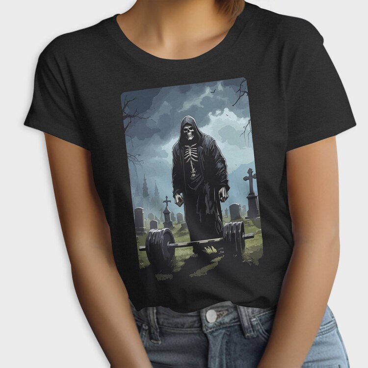 Skeleton Deadlifting, Tricou Femei