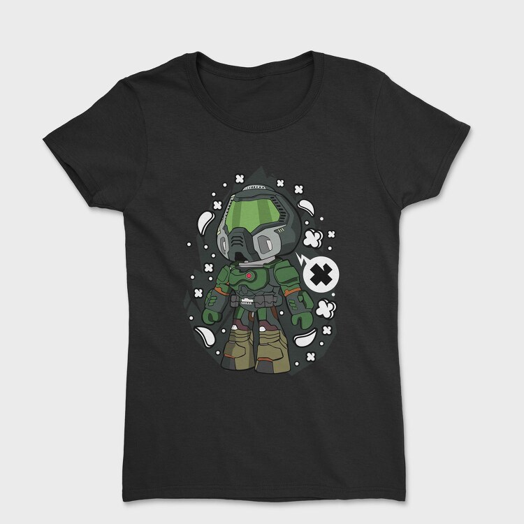 Cyberpunk Soldier, Tricou Femei