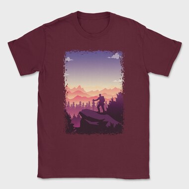 Poster Hiking, Tricou Barbati (Unisex)