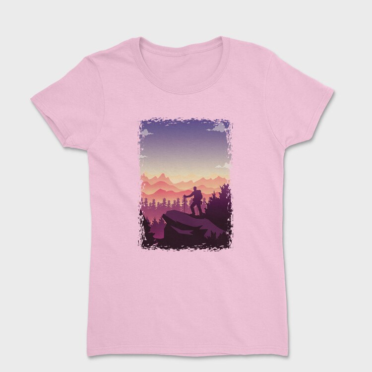 Poster Hiking, Tricou Femei