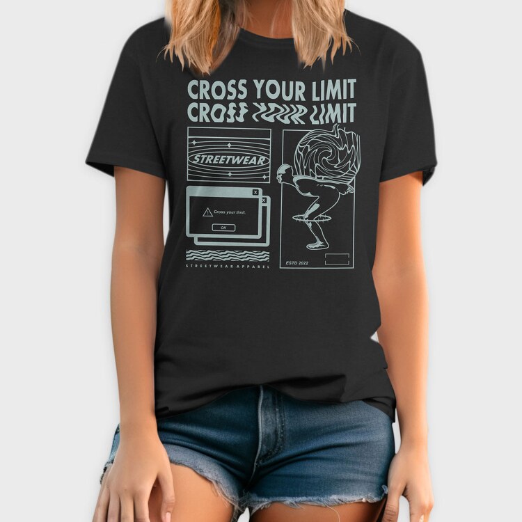 Cross Your Limits 2, Tricou Barbati (Unisex)