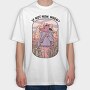 Fox Hiking In Desert Wanderlust If Not Now When, Tricou Oversize Barbati (Unisex)